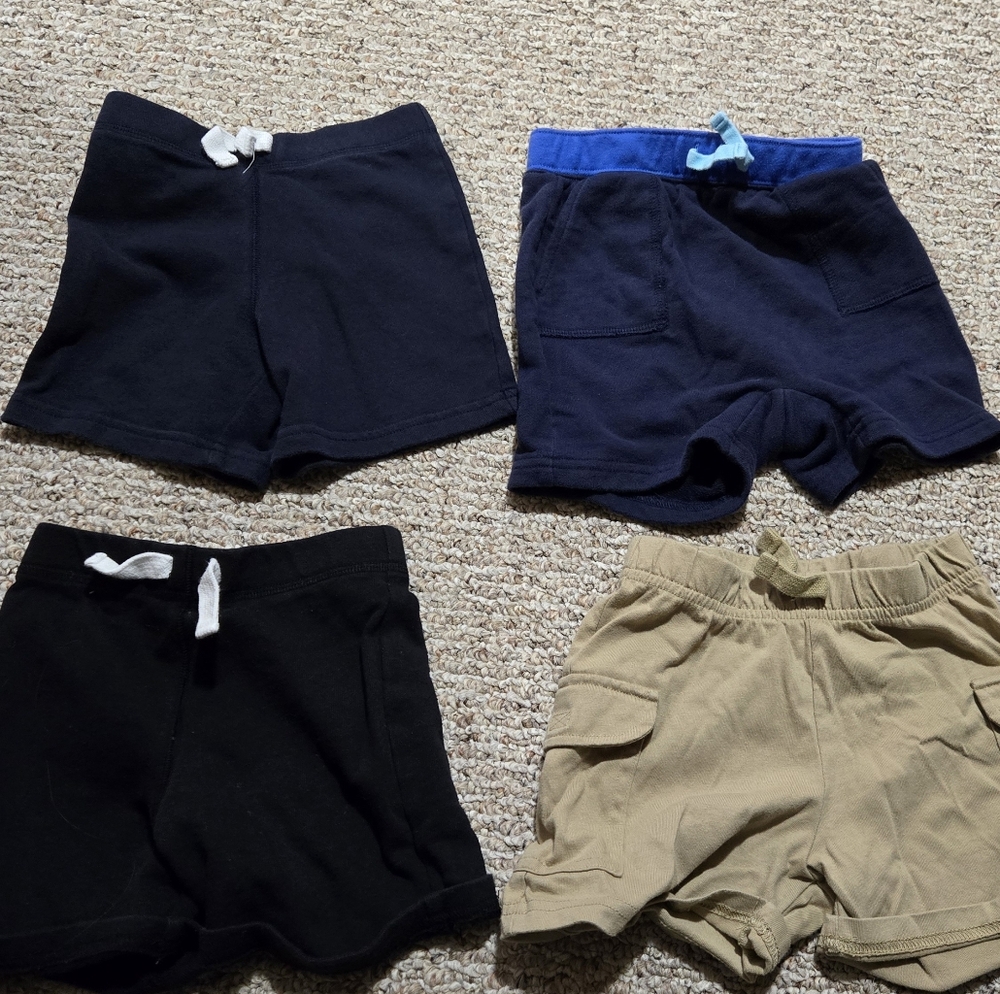 The Children's Place Navy, Black & Khaki Kids Shorts Pack